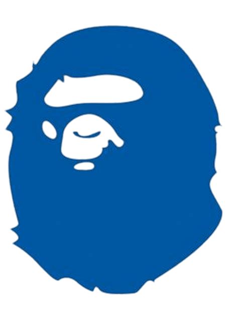 Blaues Bape Logo Transparente Png Stickpng