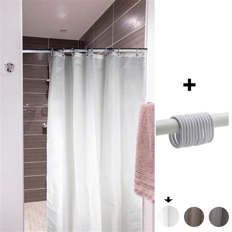 Eva Shower Curtain Frosted Pattern With 3 Bottom Magnets Aoohome 48
