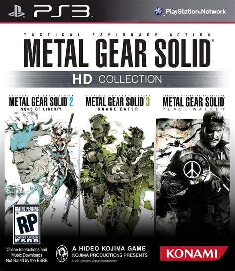 Metal Gear Solid Hd Collection 5 Jeux Dans Une Boîte Eklecty City