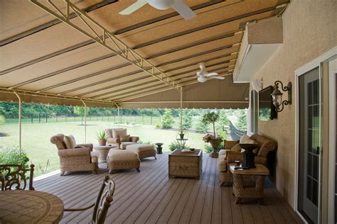 Stationary Deck Patio Awnings