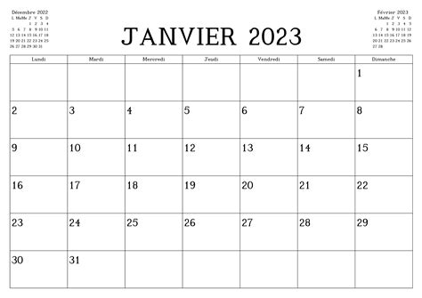 Calendrier Janvier Document Docalendario Consulter T L Charger