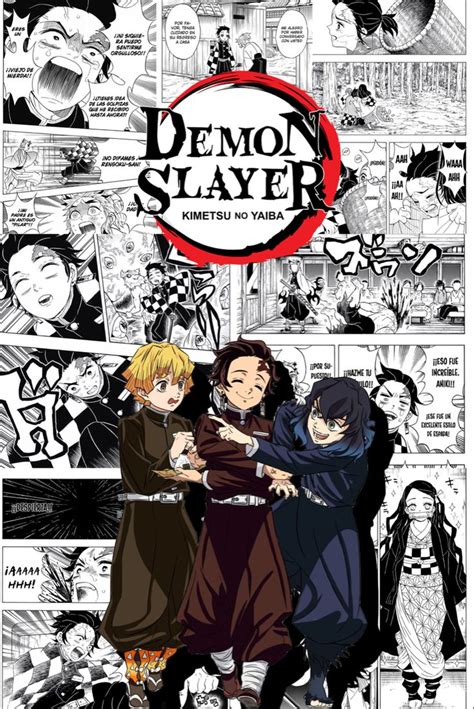 Demon Slayer Manga Pl Online - Demon Slayer manga poster | Fondo de anime, Poster anime, Wallpaper de