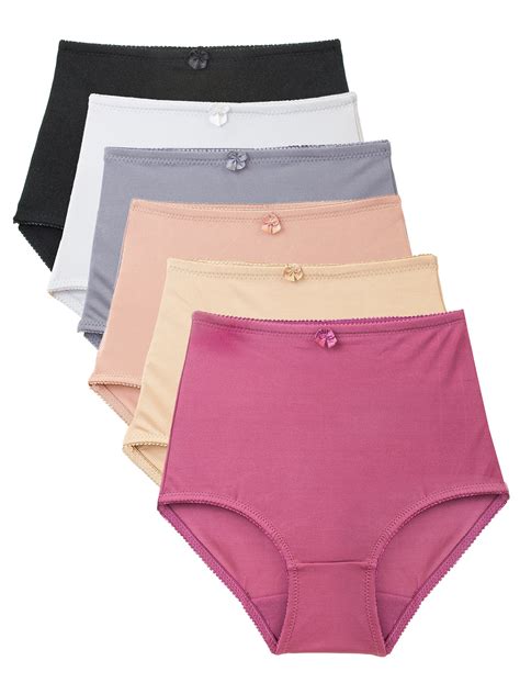 B2body B2body Womens Panties High Waisted Briefs Small To Plus Sizes