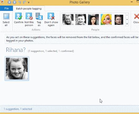 It asks you to tag all the photos of same person, and then when you add another photo of that person, it will identify the person. Best Free Facial Recognition Software For Windows