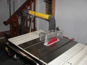 It includes independent sides and full 4 dust collection. Diy Tablesaw Blade Guard : table saw guard, dust collector ...