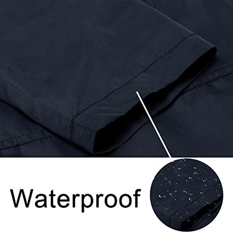 Angvns Womens Waterproof Lightweight Rain Jacket Anorak With