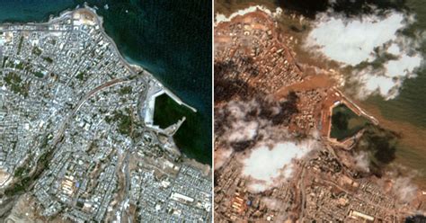 Before And After Satellite Images Reveal Devastating Scale Of Flooding
