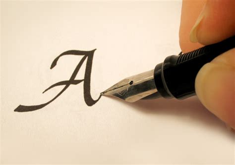 How To Write With A Calligraphy