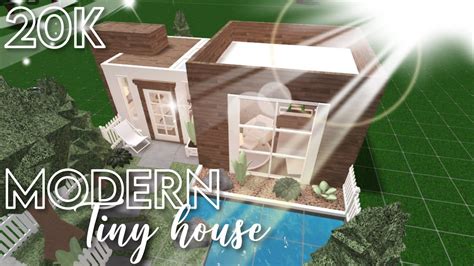 Small Modern House Bloxburg 20k • 2 Bedrooms • 1 Heyo Peeps