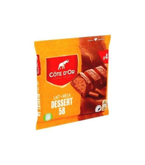 Côte Dor Bâton Chocolat Double Lait 4x 46 Gr Chockies