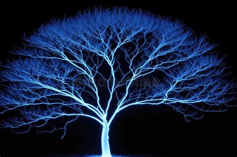 Neuron Nerve Cells As A Tree Branches Neural Network Of Human Brain