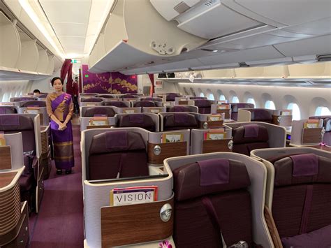 First Impressions Thai Airways A350 Business Class Live And Lets Fly