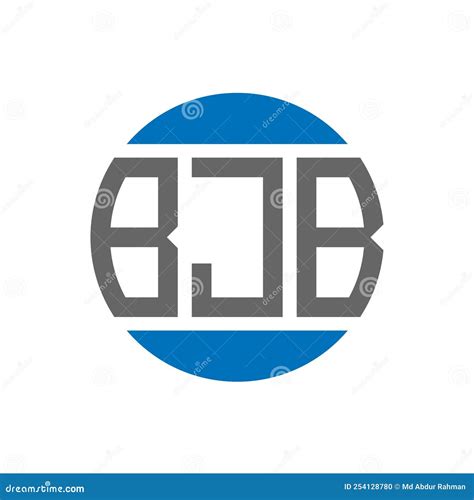 BJB Letter Logo Design On White Background BJB Creative Initials