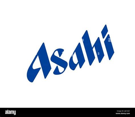 Asahi Breweries Rotated Logo White Background Stock Photo Alamy