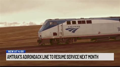 Amtraks Adirondack Line To Resume Service In April Youtube