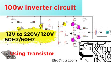 How To Make Inverter 12v 220v Simple Circuit Diagram Wiring Diagram