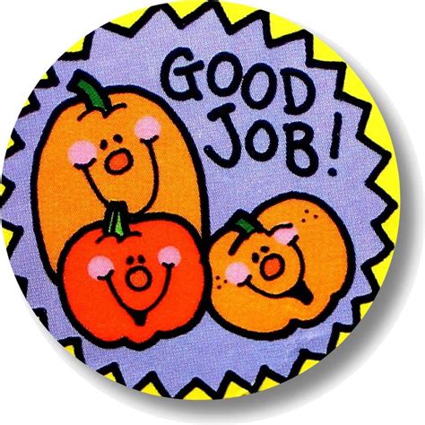 Good Job Pumpkins Mensajes Positivos Para Niños Refuerzo Positivo