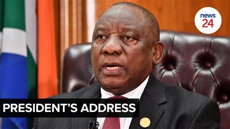 In a televised speech, mr ramaphosa said the new 501.v2 variant was now well established in south africa, and the recent rise in cases was a. WATCH LIVE | President Ramaphosa addresses the nation on ...