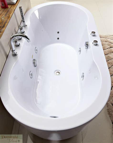 Decorate With Daria Bathtub Freestanding Hydro Whirl Jetted