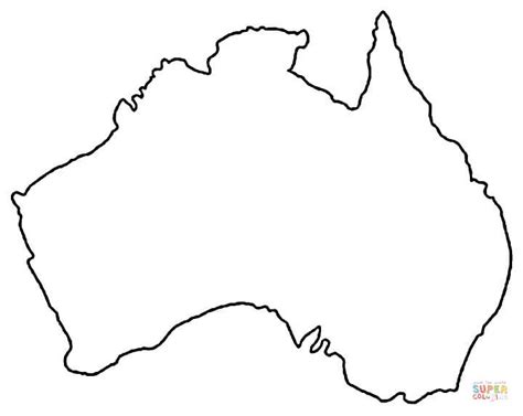 Mapa Australia Para Dibujar Imagui