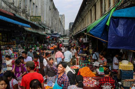 Yangon Market Life Begins At