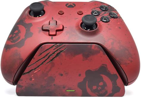 Official Xbox One Charging Stand Gears Of War 4 Crimson Omen Limited