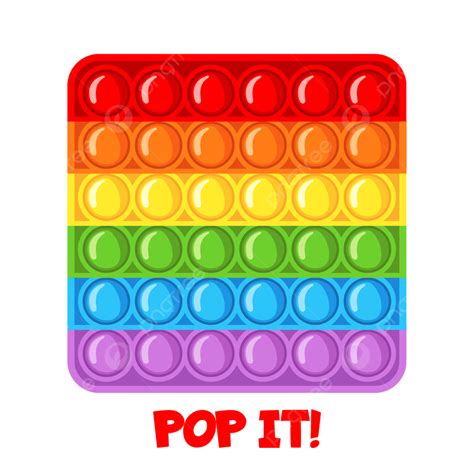 Pop It Fidget Toy Clipart Transparent Png Hd Trendy Antistress Sensory