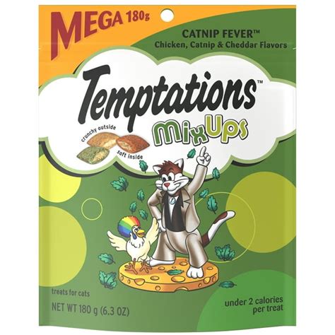 Temptations Mixups Catnip Fever Treats For Cats 6 3 Oz