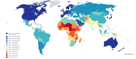 Human Development Index Hdi Ranking From The 2020 Human Development