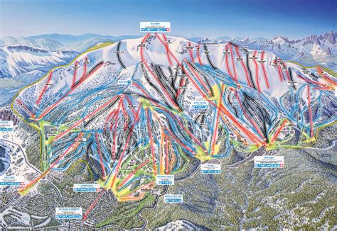 Mammoth Mountain Ski Map Resort Info And Videos Pistepro