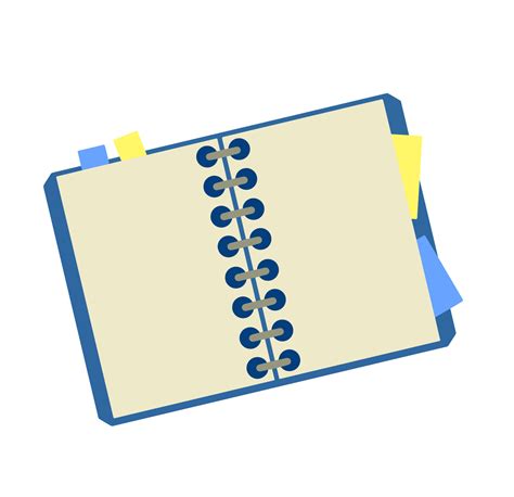Notepad Open Notebook For Writing School Book Or Textbook For