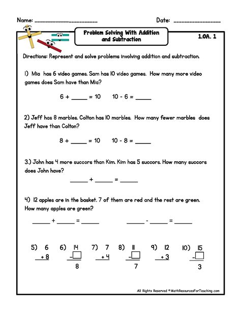 11 Best Images Of Solving Equations Addition And Subtraction Worksheets