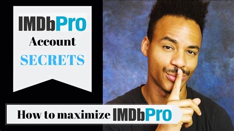 Imdbpro Account Secrets Youtube