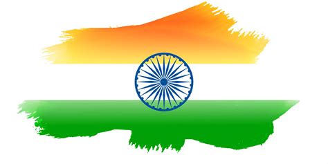 Indian Flag Made With Watercolor Download Free Vector Art Stock