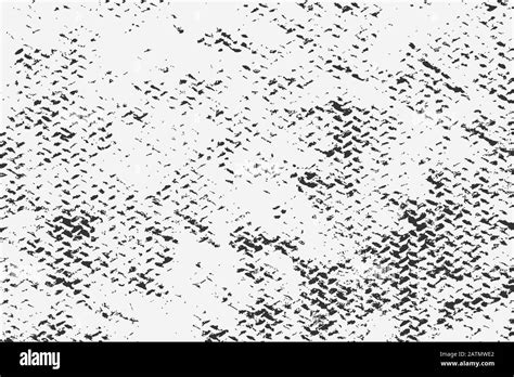 Abstract Grunge Overlay Fabric Texture Vector Illustration Of Black