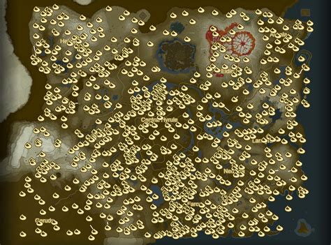 All Korok Seeds Map Time Zones Map World