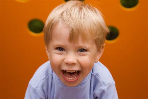 Laughing Boy Stock Image Image Of Facial Expressing 2980983