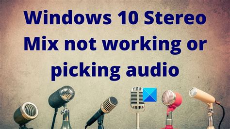 Windows 10 Stereo Mix Visamasa