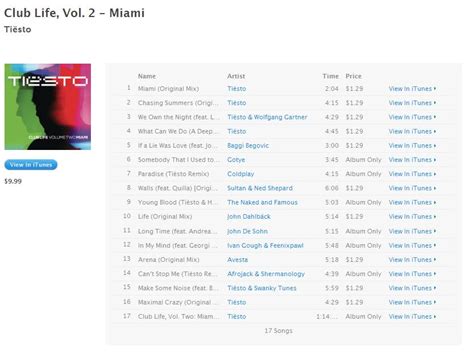 Tiësto Club Life Vol 2 Miami Itunes Plus Aac M4a Psxdb Lmepem