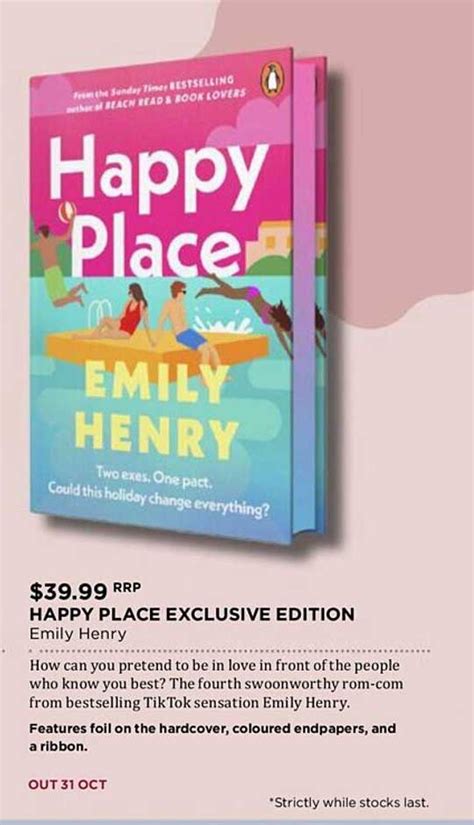Happy Place Exclusive Edition Emily Henry Offer At Dymocks 1catalogue