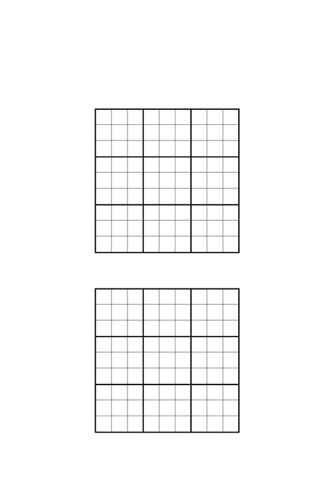 Sudoku Printables Blank Printable Word Searches