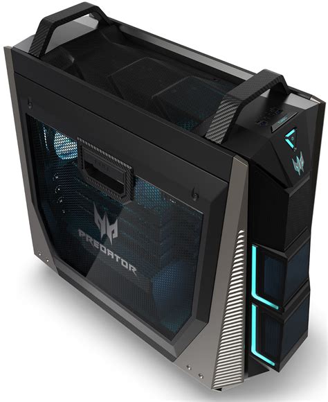 The extreme configuration we tested may not be in the realm of the edgy custom case sports a steel frame with aluminum and hard plastic panels, and the left side panel features a magnetized metal mesh behind. Acer Reveals Predator Orion 9000 Gaming Desktop: Up To 18 Cores, 4 Vega GPUs