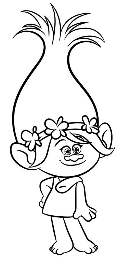 Las Mejores 193 Dibujos Para Colorear De Trolls Para Imprimir