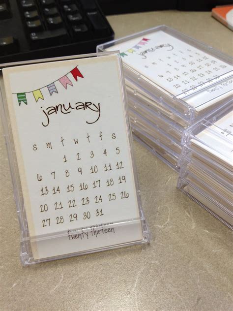 Giving Out These Mini Desk Calendars Has Become A Holiday Tradition At