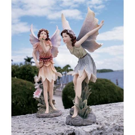 Design Toscano Fairy Garden Statue In The Garden Statues Department At