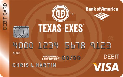 Plan ahead while monitoring your use your bank of america business debit card to make at least $250 in new net qualified purchases. Credit Card | Texas Exes