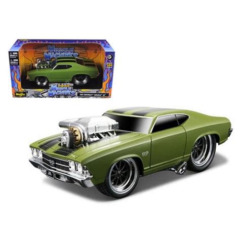 Buy Maisto 124 Scale 1969 Chevrolet Chevelle Green Muscle Machines