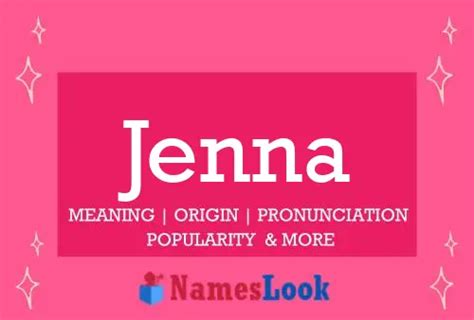 jenna meaning origin pronunciation and popularity