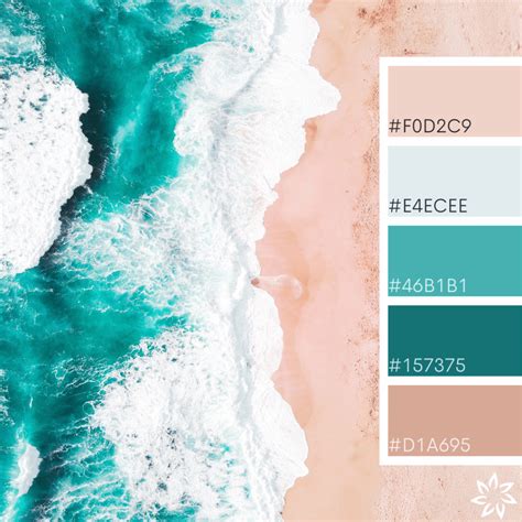 Beaches In Summer Color Palette Bergh Consulting