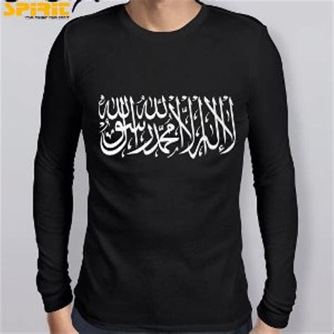 Tempatkan kalimat tauhid di tempatnya, bukan di topi dan. Jual BAJU KAOS LENGAN PANJANG PRIA WANITA KALIMAT TAUHID ...